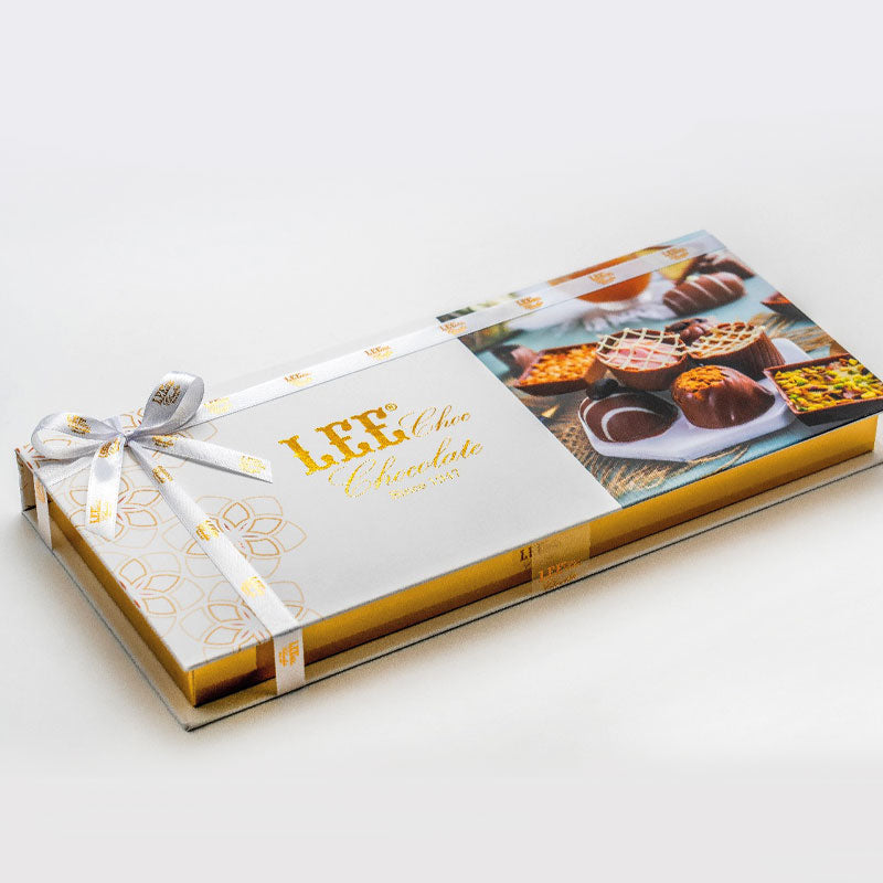 All white gift box