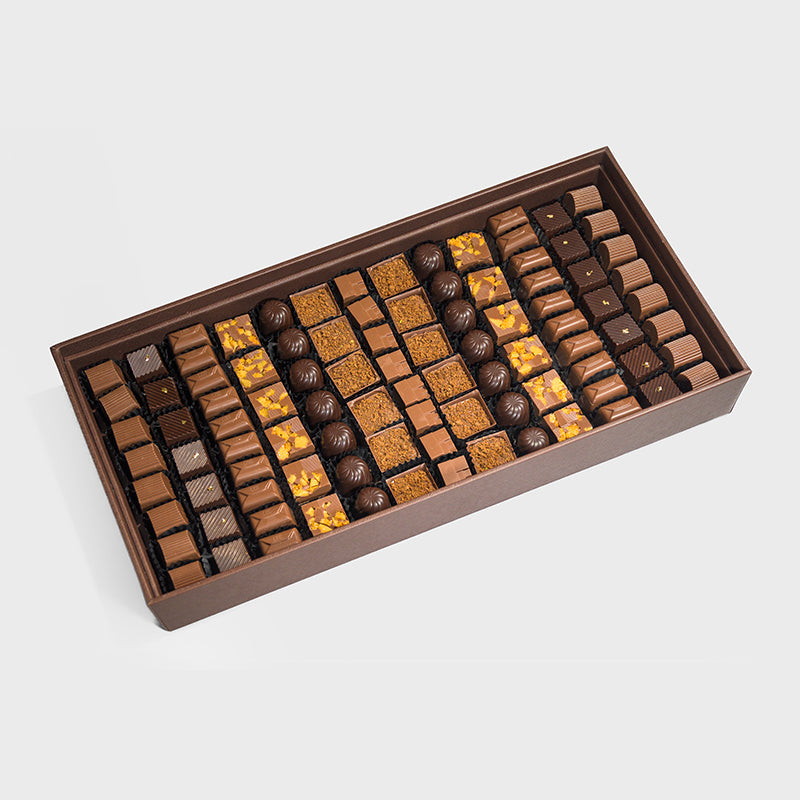 Elite Leather Chocolate Rectangular Tray