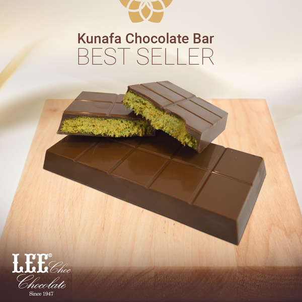 Pistachio Kunafa Chocolate Bar, 200g Lee Chocolate